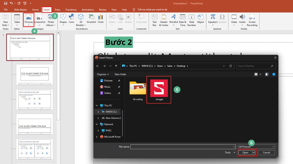 Hướng dẫn chi tiết cách chèn logo vào chân trang