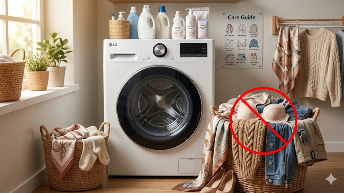 Các loại vải quần áo không nên sấy bằng máy sấy