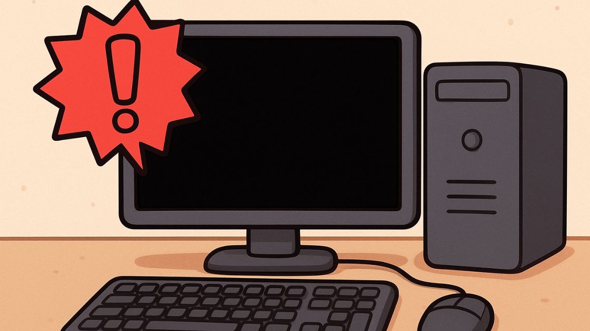 Màn hình bị đen sau khi chỉnh độ phân giải