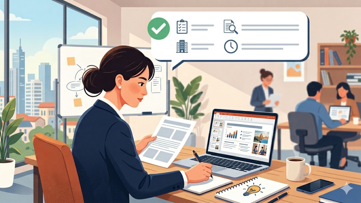 Kiểm tra lại thông tin và bài thuyết trình trước khi trình bày