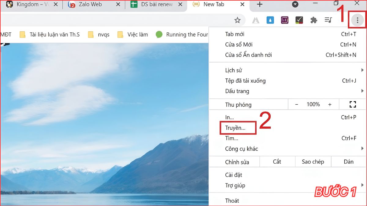 Cách chiếu màn hình (screen mirroring) thông qua Chromecast