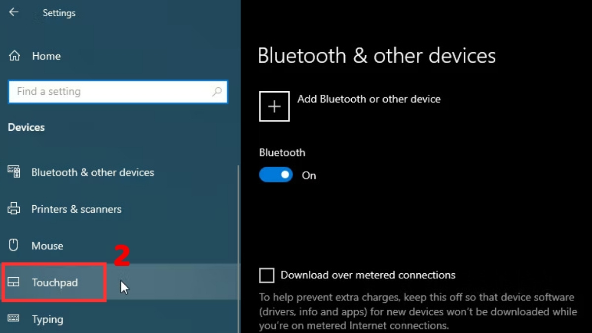 Kiểm tra lại cài đặt touchpad trên máy cho Windows