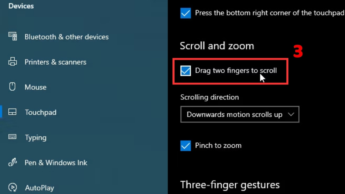 Kiểm tra lại cài đặt touchpad trên máy cho Windows
