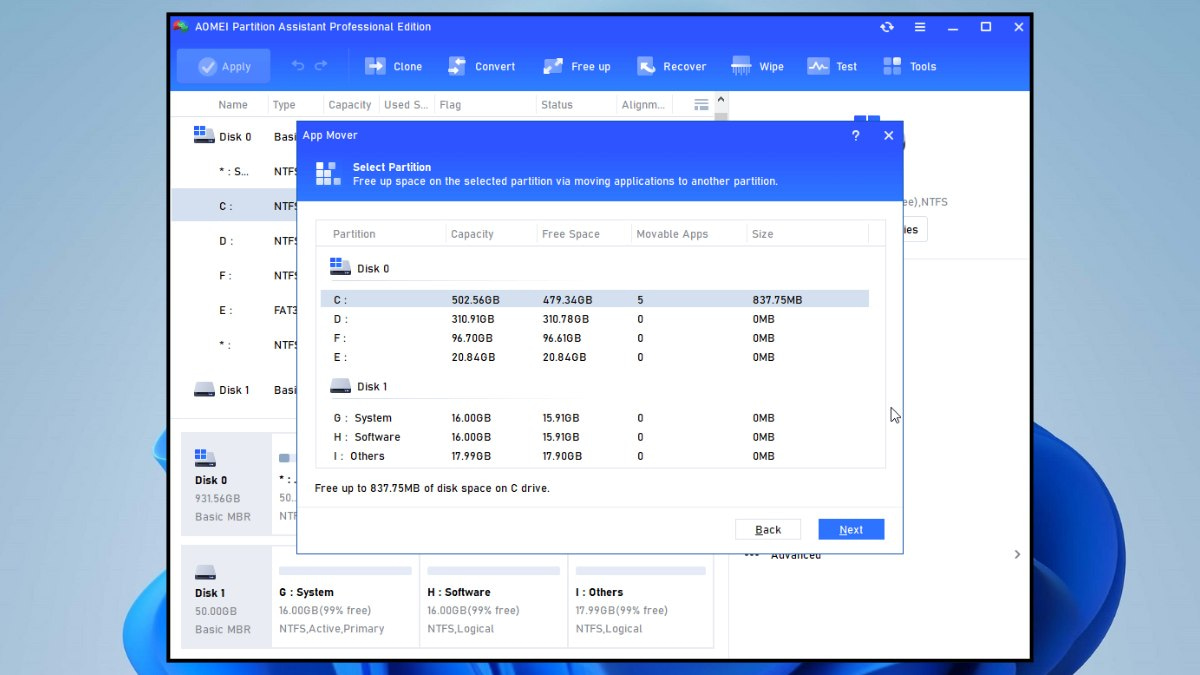 AOMEI Partition Assistant Professional