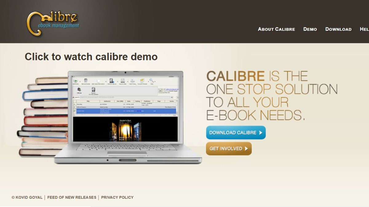 Phần mềm chuyển HTML sang PDF Calibre