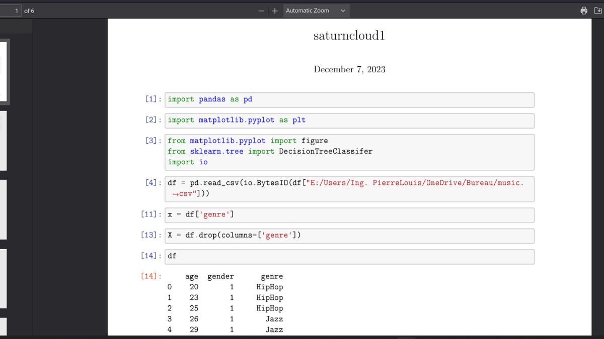 Sử dụng tính năng Export trong Jupyter Notebook