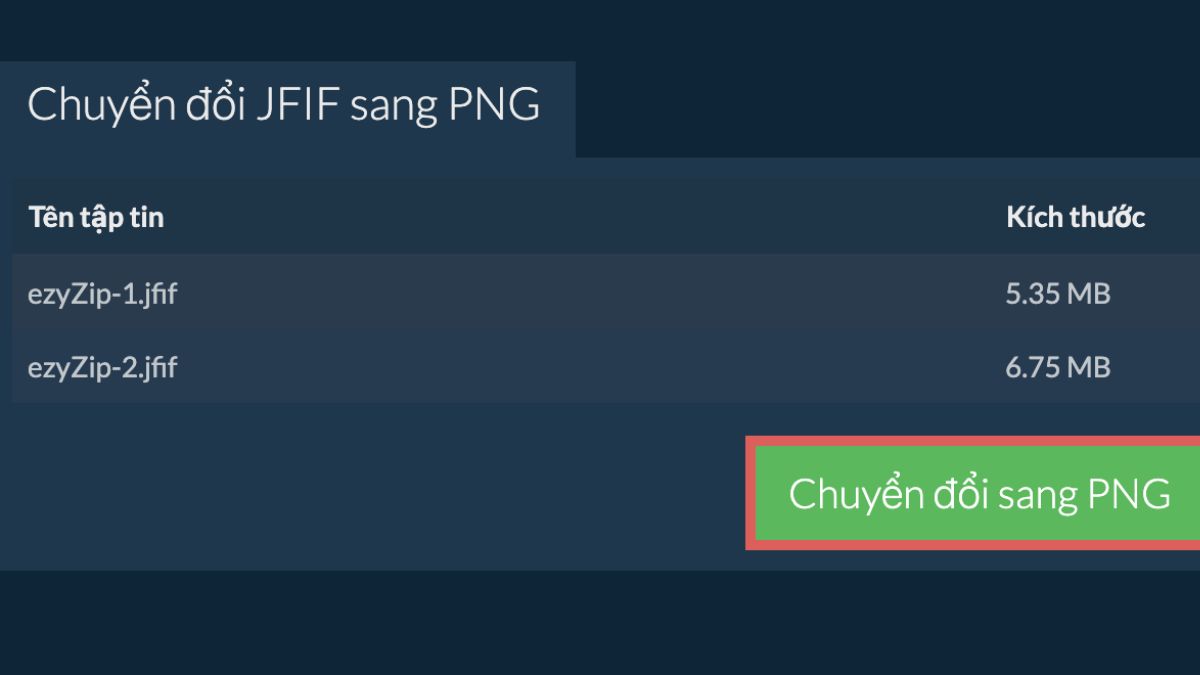 Sử dụng công cụ chuyển đổi trực tuyến