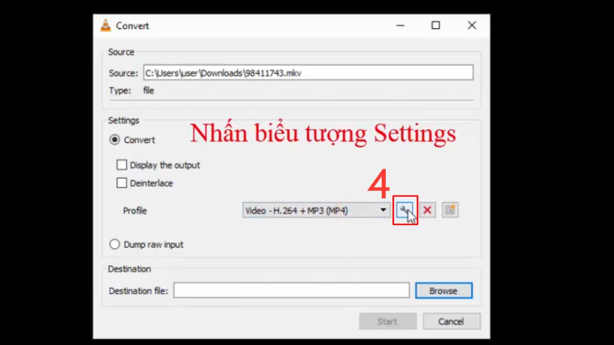 Dùng phần mềm VLC Media Player để chuyển file MKV thành MP4