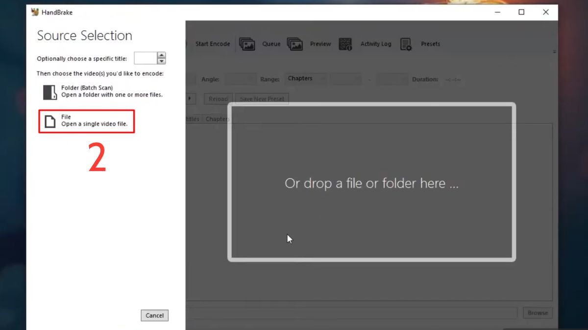 Dùng phần mềm HandBrake chuyển MKV sang MP4