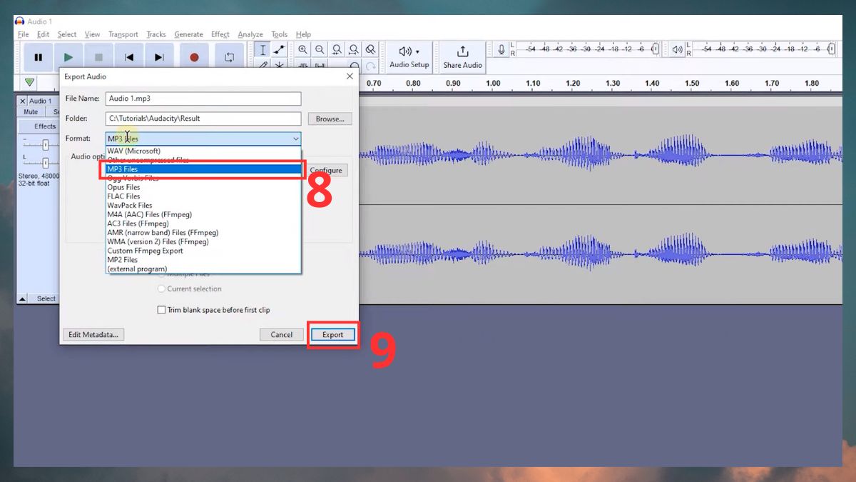 Dùng phần mềm chuyển đổi WAV sang MP3 chuyên nghiệp
