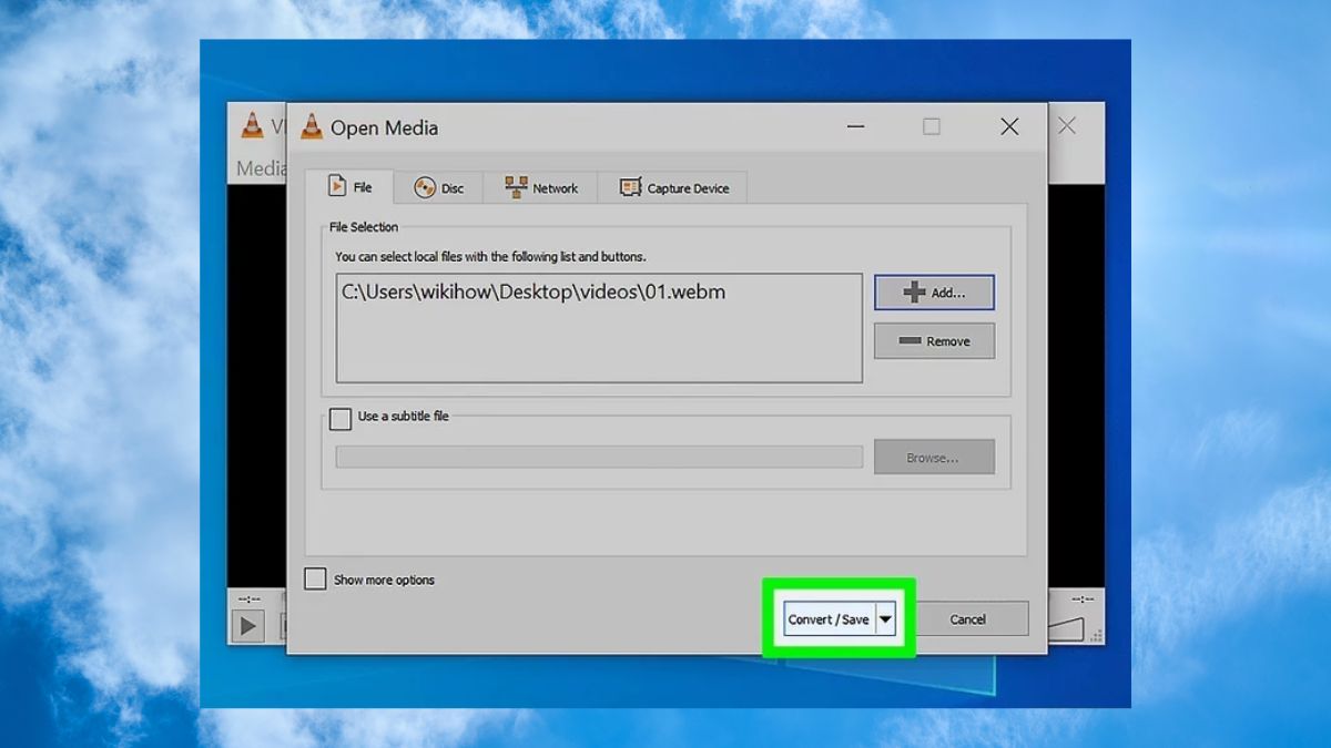Sử dụng phần mềm để chuyển đổi WebM sang MP4