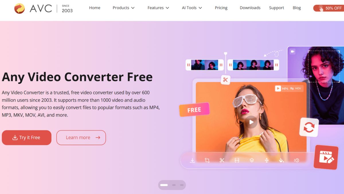 Any Video Converter chuyển WebM sang MP4 nhanh