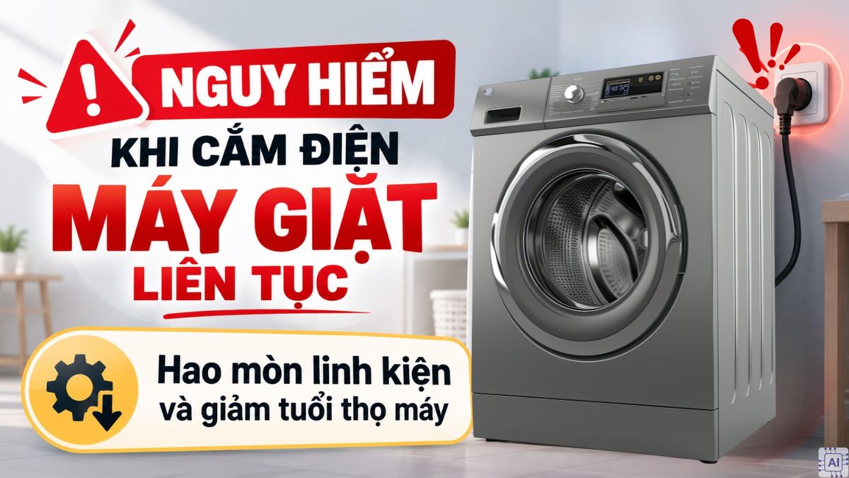 Hao mòn linh kiện và giảm tuổi thọ máy