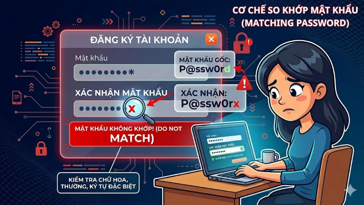 Cơ chế so khớp mật khẩu (matching password)