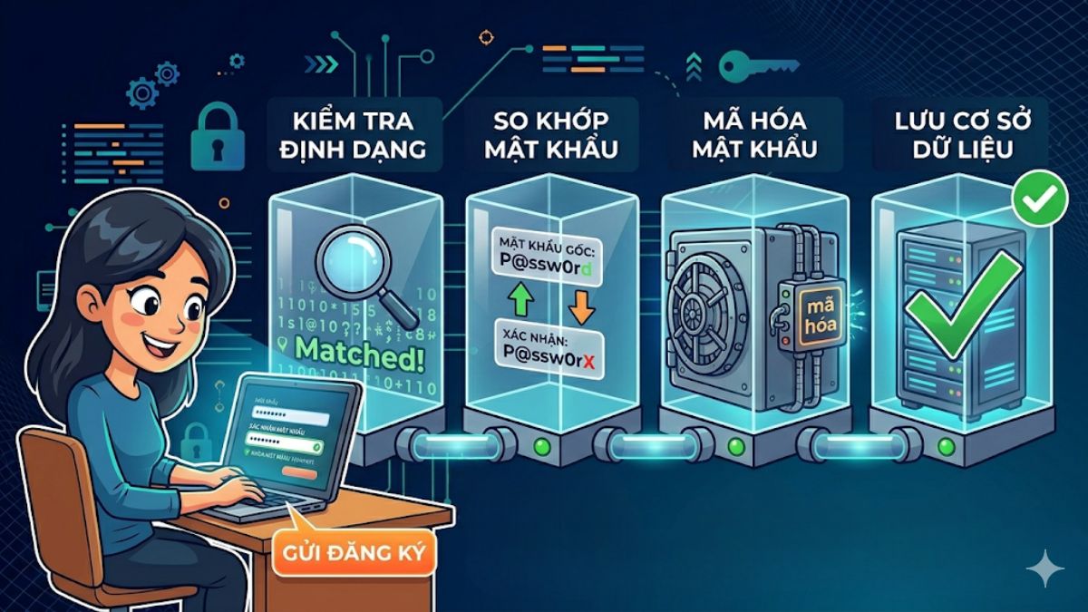 Quy trình kiểm tra dữ liệu khi submit form