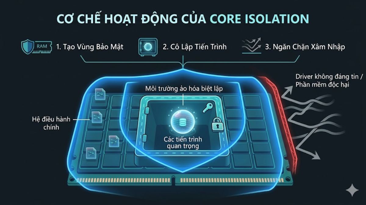 Nguyên lý hoạt động của Core Isolation