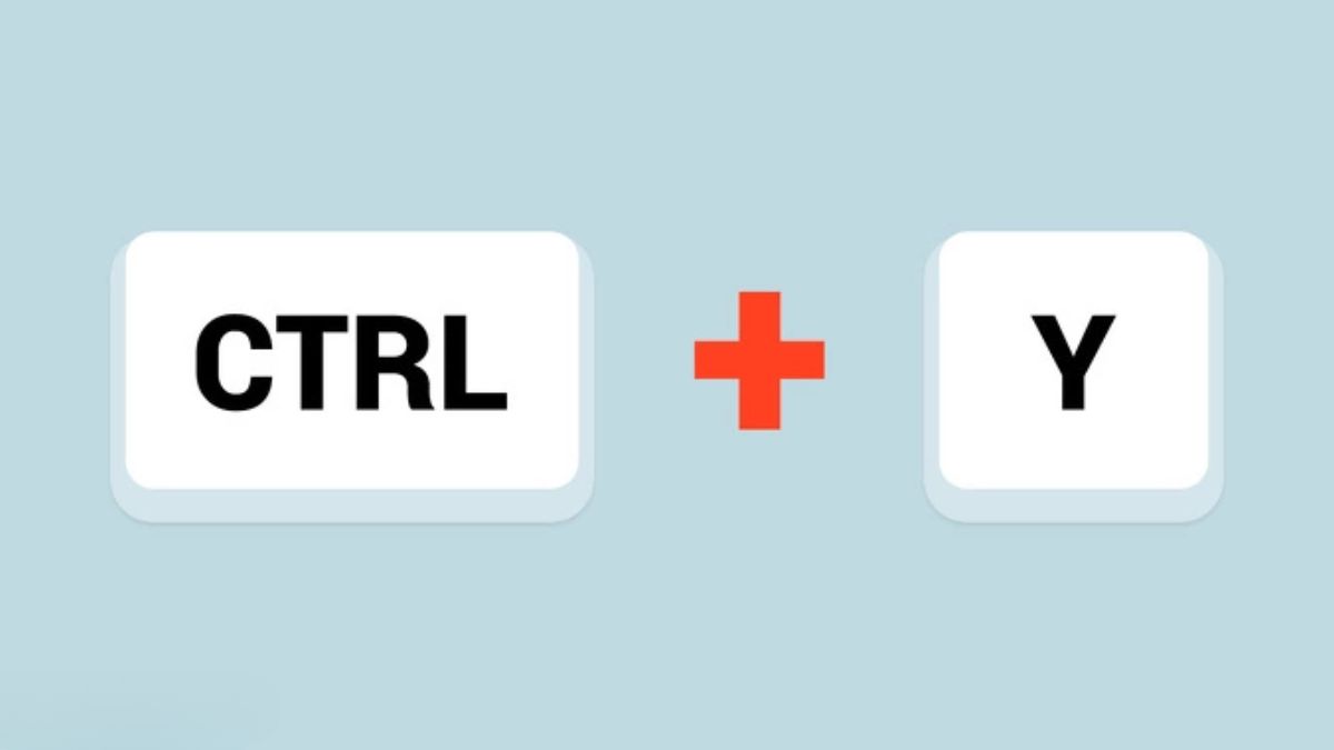 Ngược lại với Ctrl + Z là Ctrl + Y