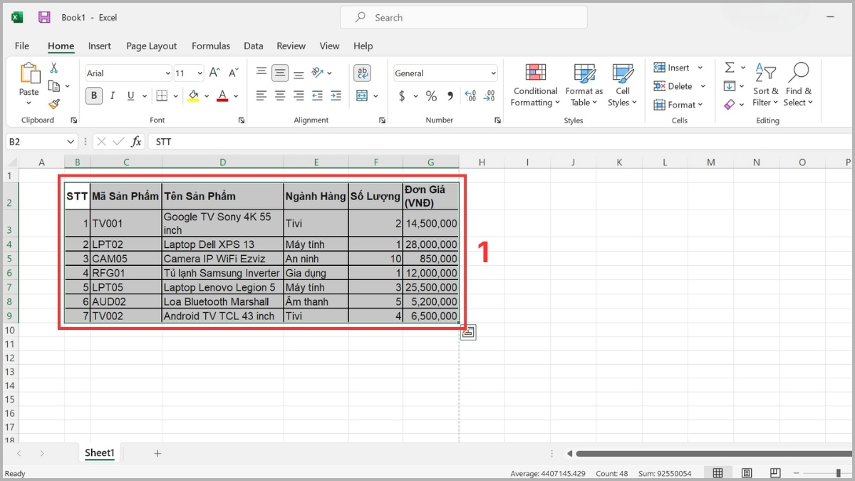 Cách in current page trên Microsoft Excel