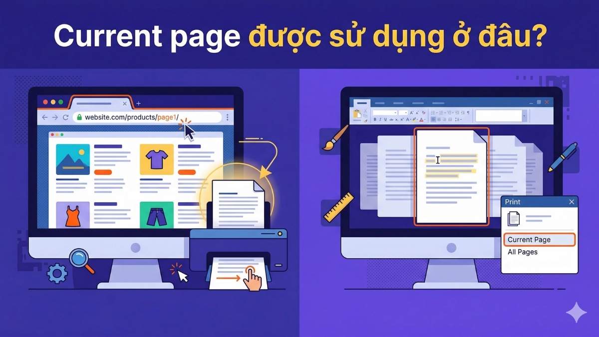 Current page được sử dụng ở đâu?