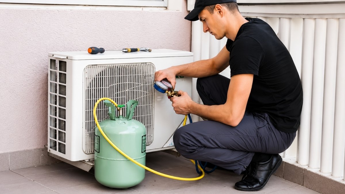 Nên gọi thợ đến xử lý khi xuất hiện dấu hiệu máy lạnh hết gas 