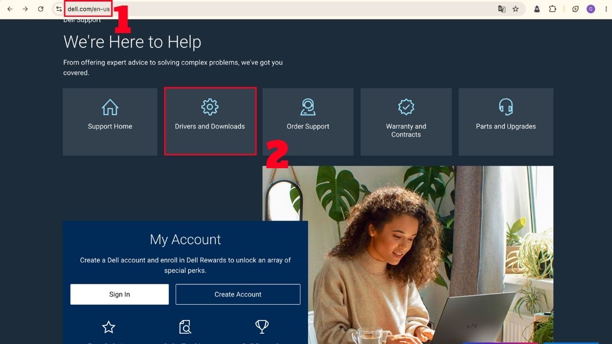 Tải Dell Command Update thông qua trang website chính thức