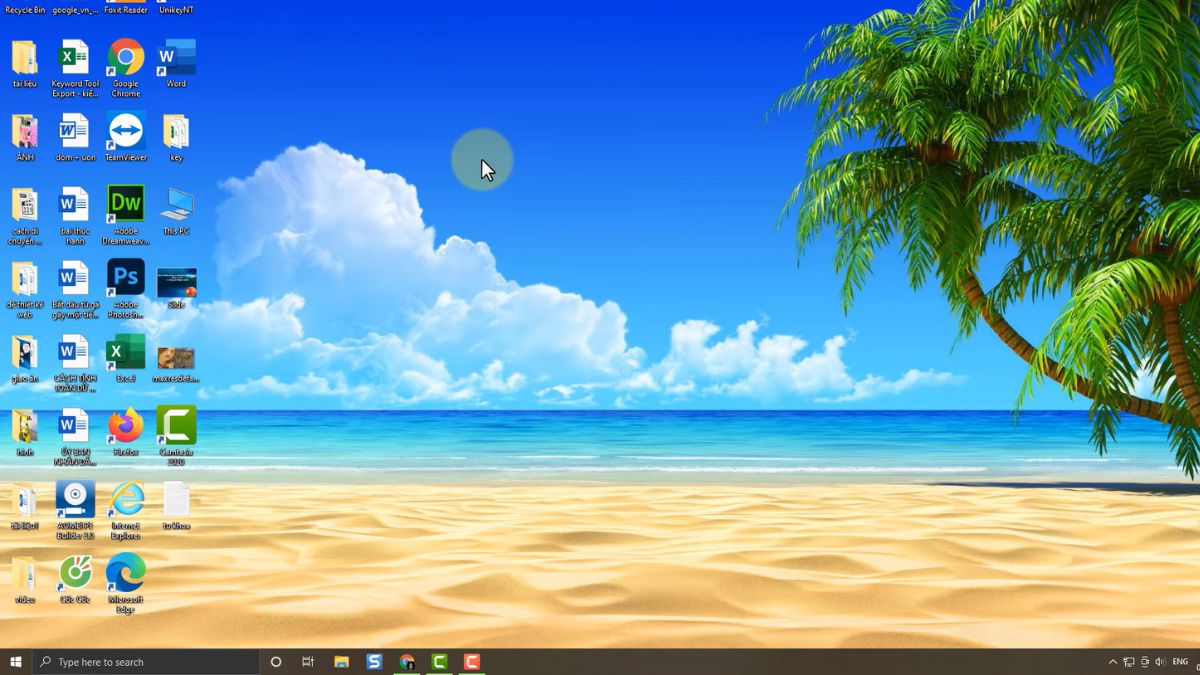 Desktop giúp truy cập nhanh