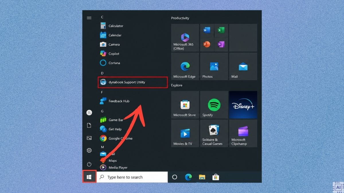 Hướng dẫn tải và cài đặt Dynabook Support Utility trên Win 10