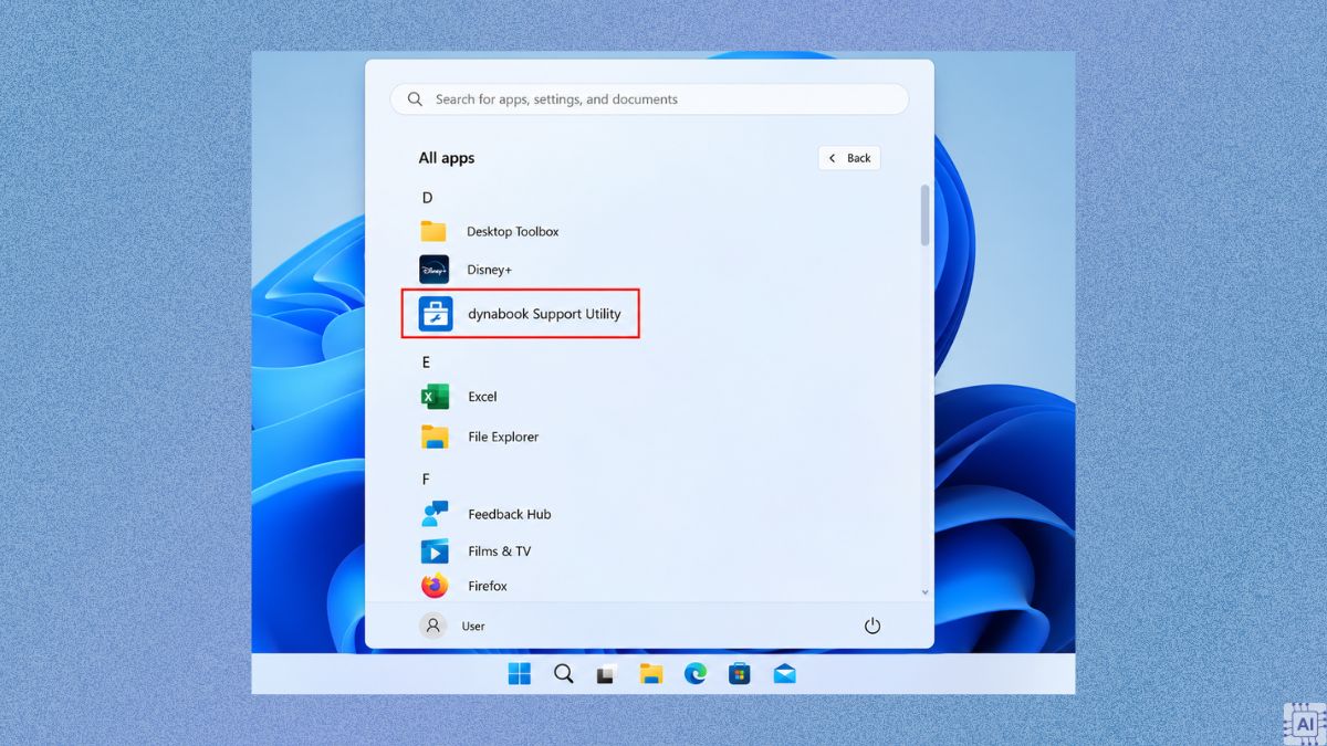 Hướng dẫn tải và cài đặt Dynabook Support Utility trên Win 11