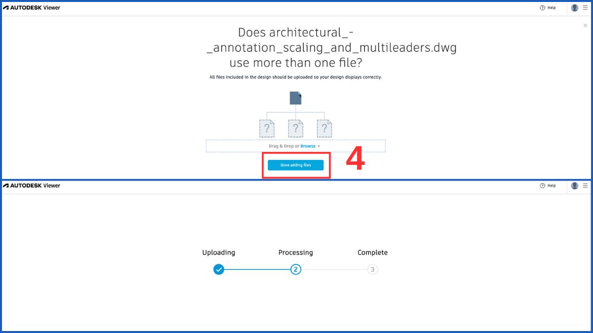 Cách mở file DWG bằng Autodesk Viewer 