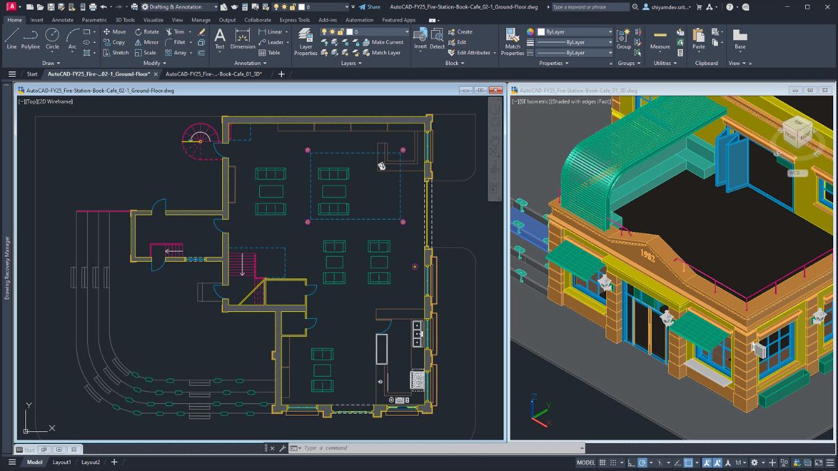 File DWG là nơi lưu trữ dữ liệu bản thiết kế