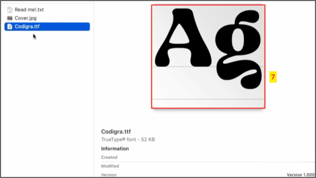 Cách xem file TTF trên macOS