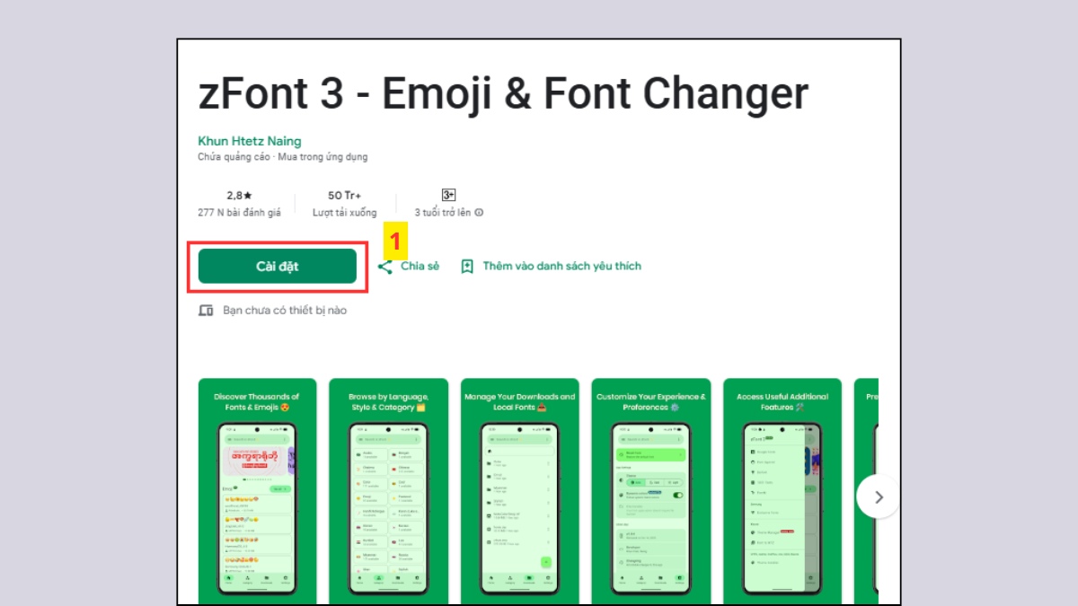 Xem file TTF trên Android