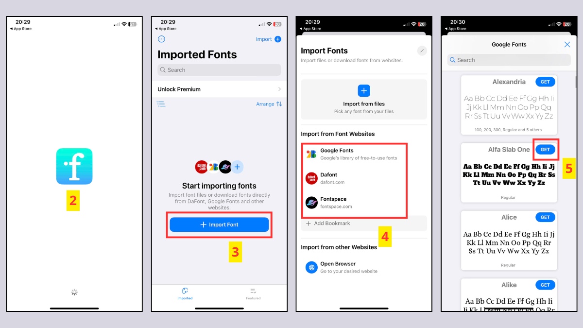 Xem file TTF trên iOS