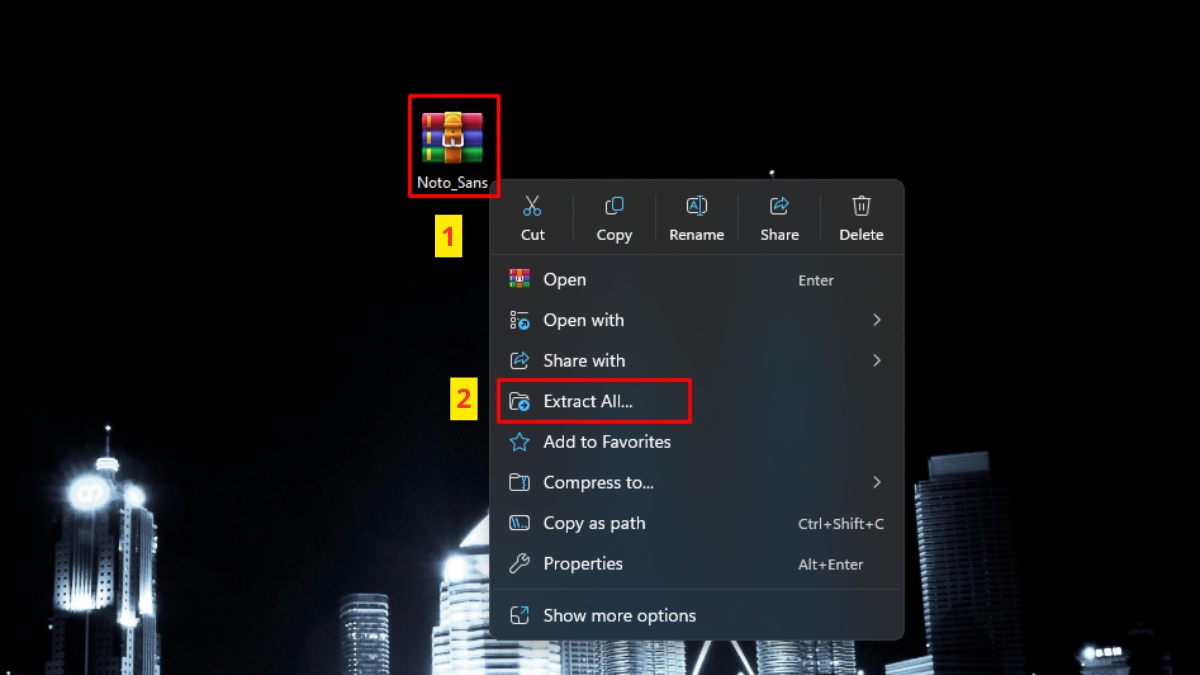 Cách cài font bằng file TTF trên Windows