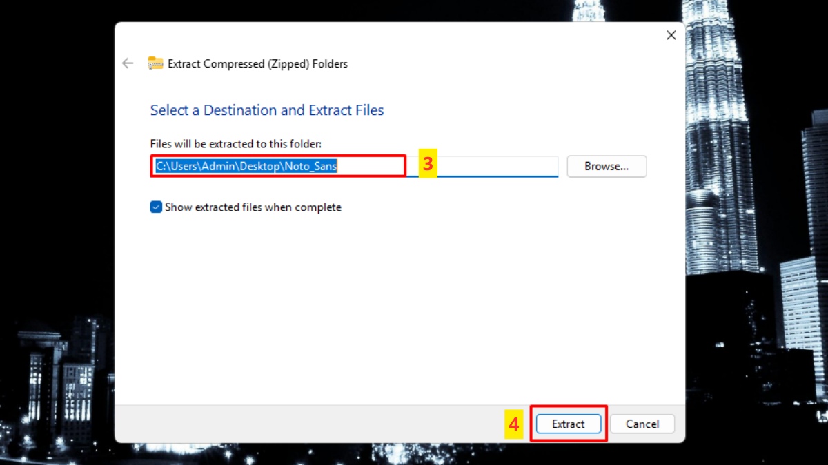 Cách cài font bằng file TTF trên Windows