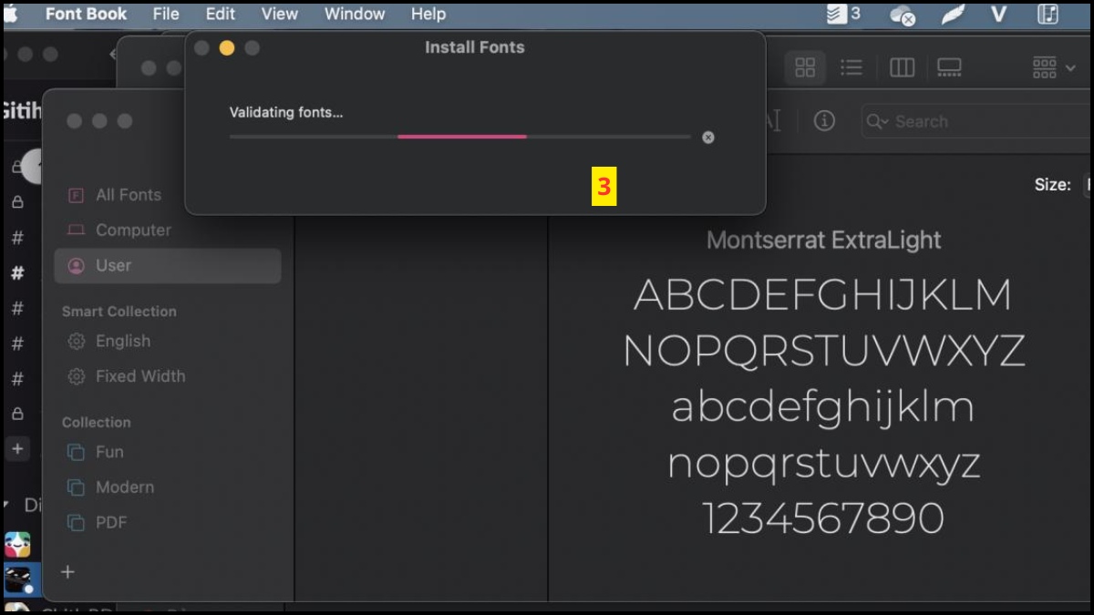 Cách cài file TTF trên MacOS