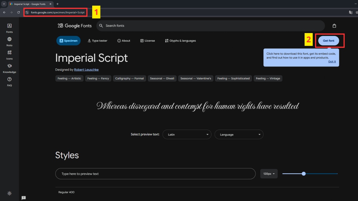 Cách mở file TTF trên Windows