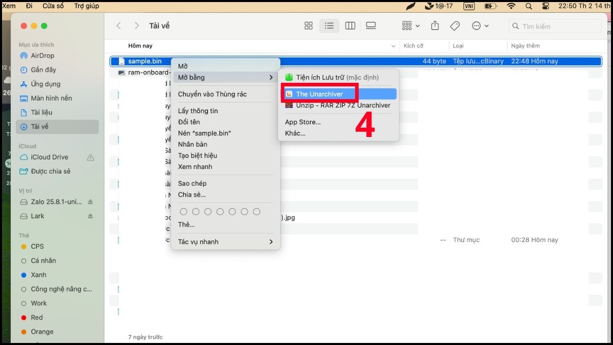 Cách đọc file BIN trên macOS