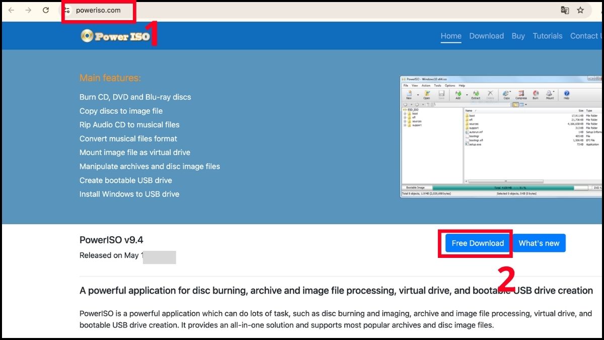 Cách chuyển đổi file BIN sang ISO