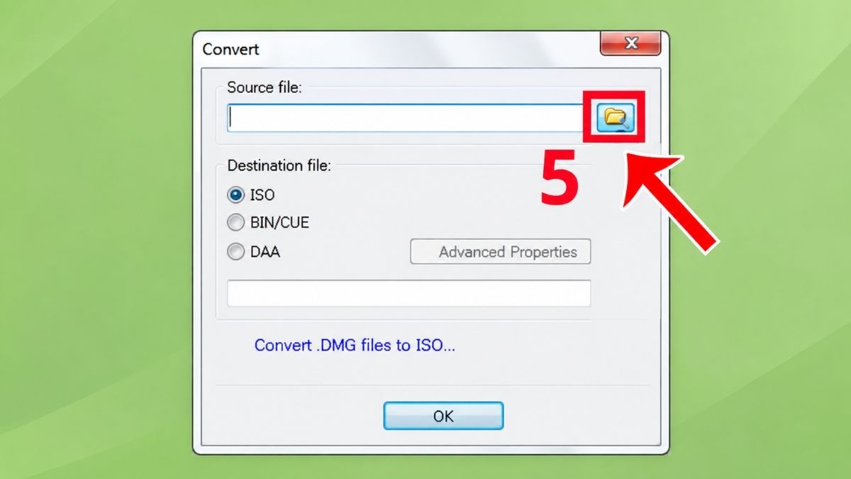 Cách chuyển đổi file BIN sang ISO