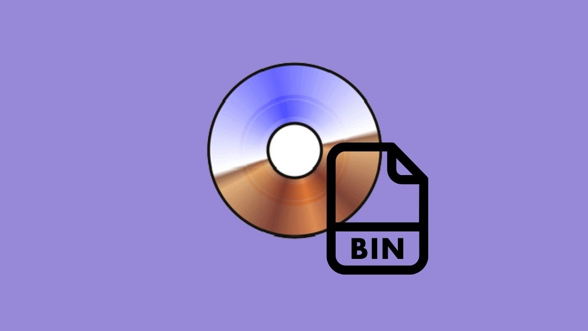 File BIN đĩa ảo CD và DVD