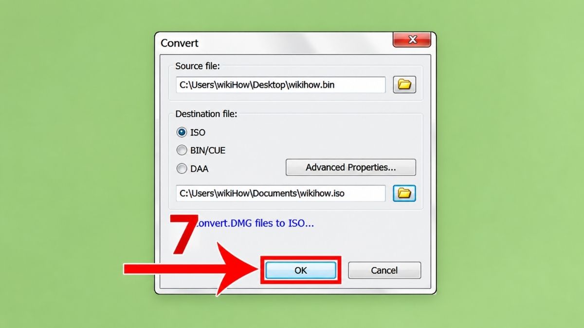 Cách chuyển đổi file BIN sang ISO