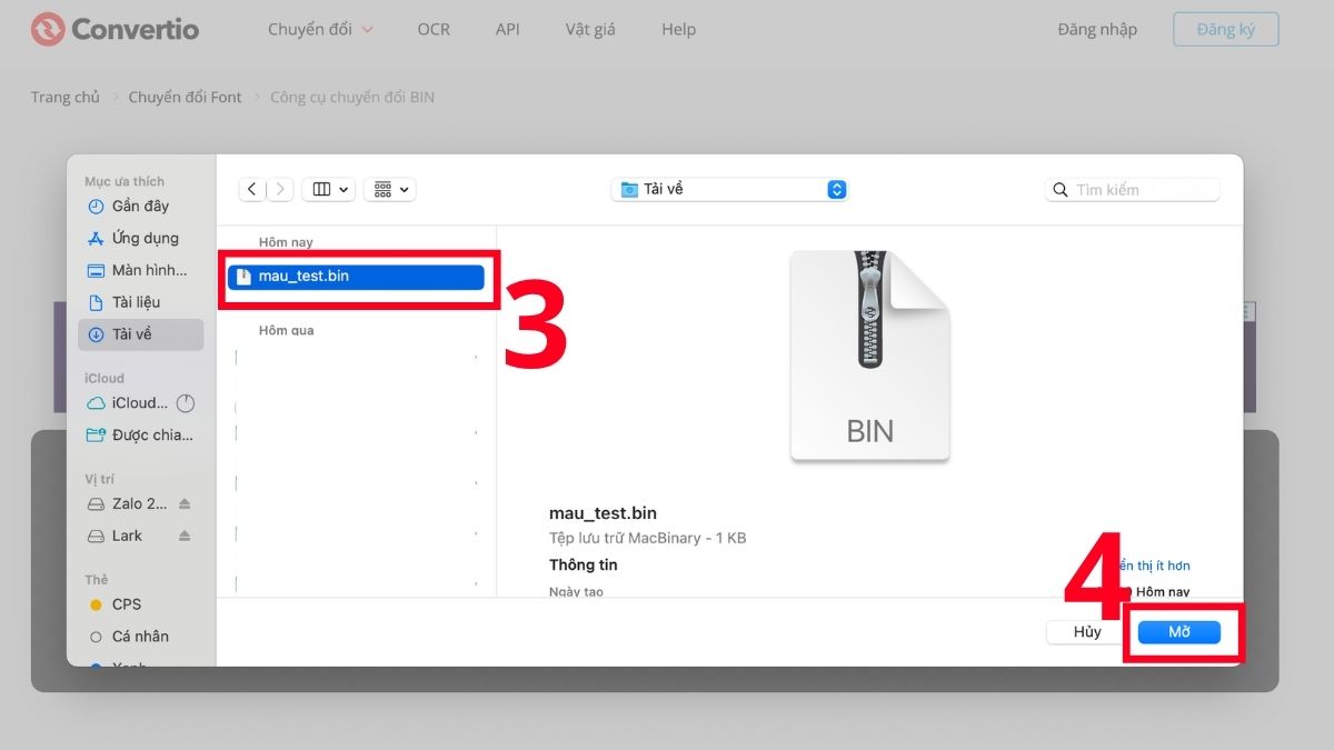 Cách chuyển đổi file BIN sang định dạng khác