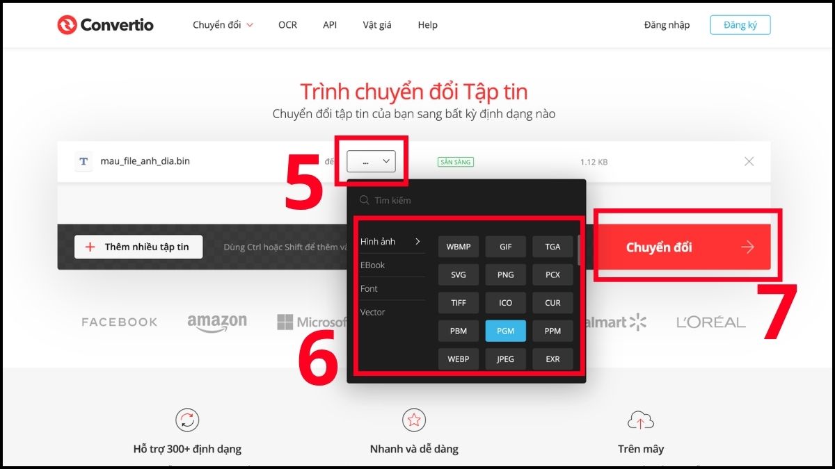 Cách chuyển đổi file BIN sang định dạng khác