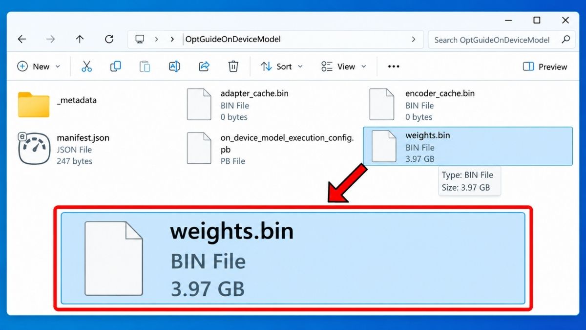 File weights.bin trong lập trình AI