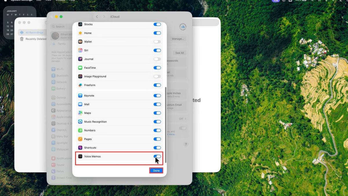 Cách đồng bộ file ghi âm giữa MacBook và iPhone