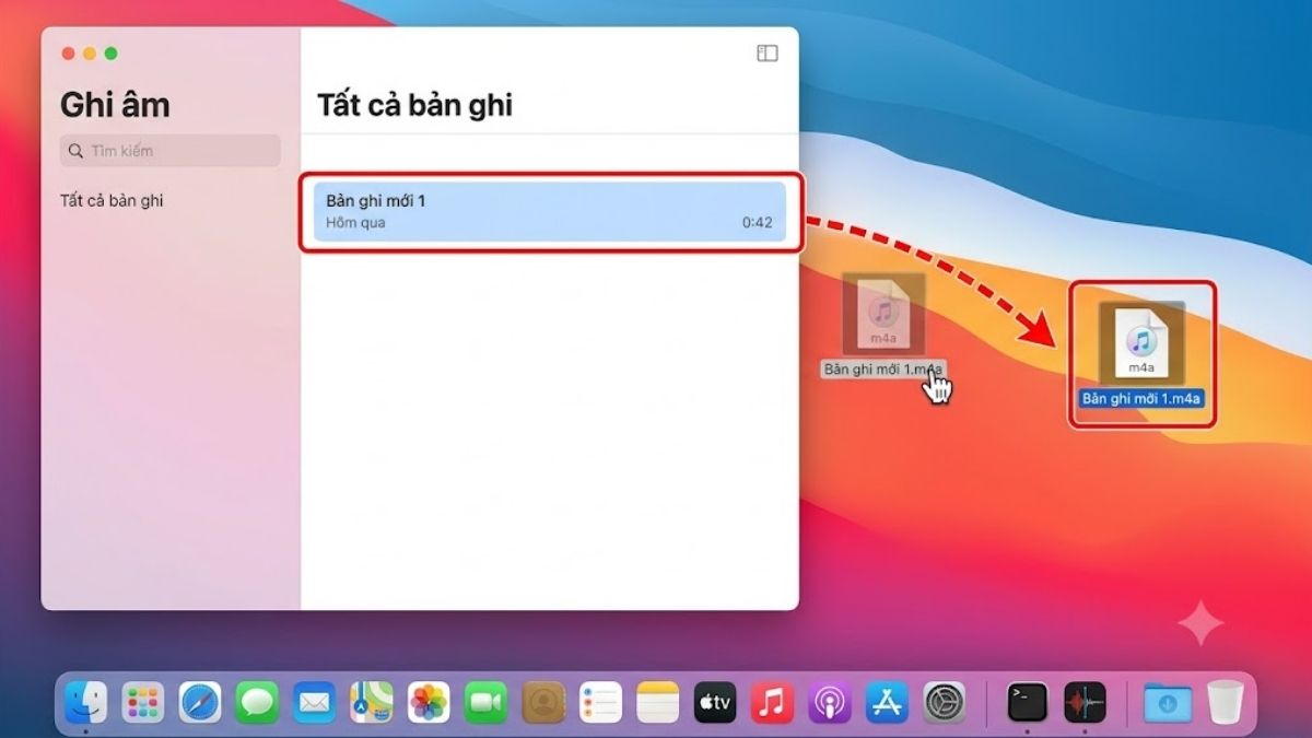 Cách tìm và xuất file ghi âm trên macbook đơn giản