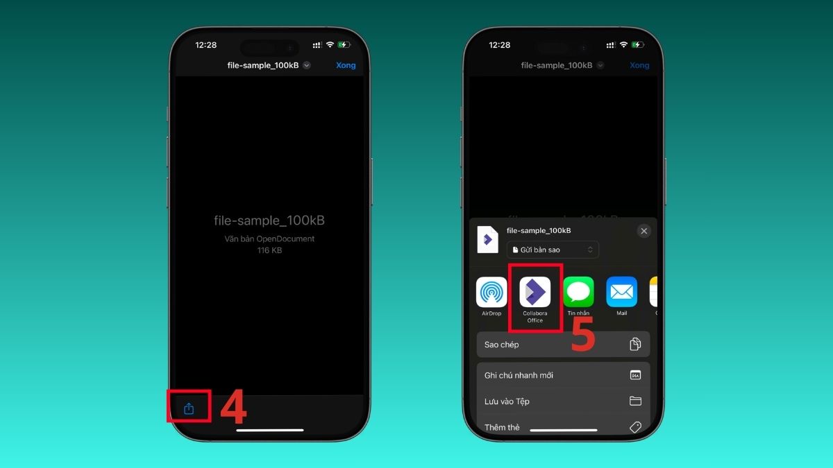Cách đọc file ODT trên iOS