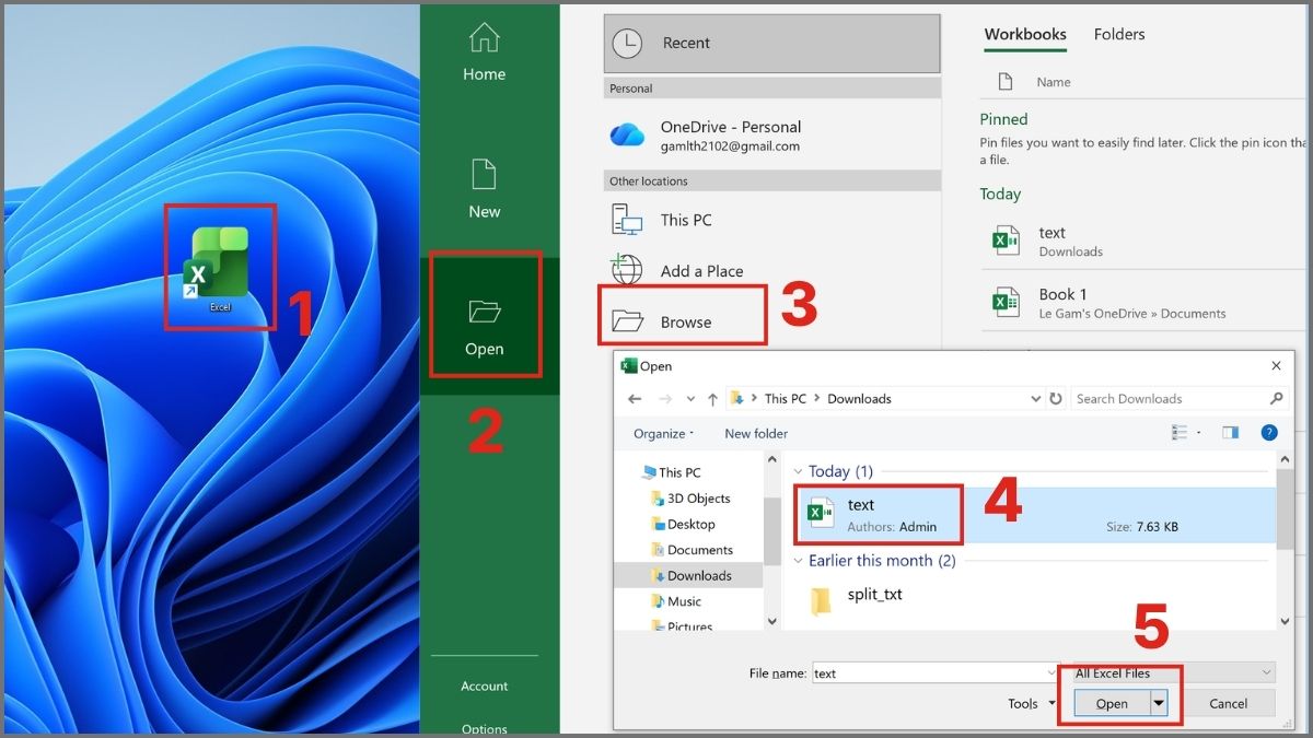 Cách mở file XLSB trên máy tính