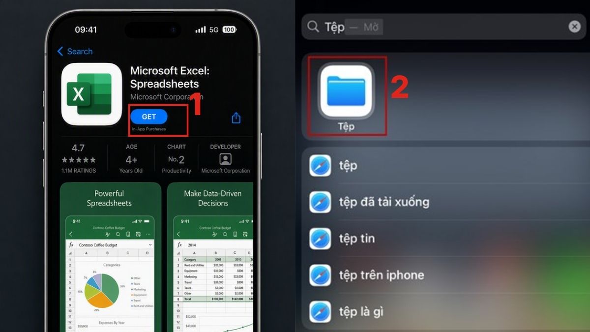 Cách mở file XLSB trên iOS